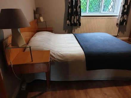 Photo of free Headboard with bedside drawers (ME8) #3