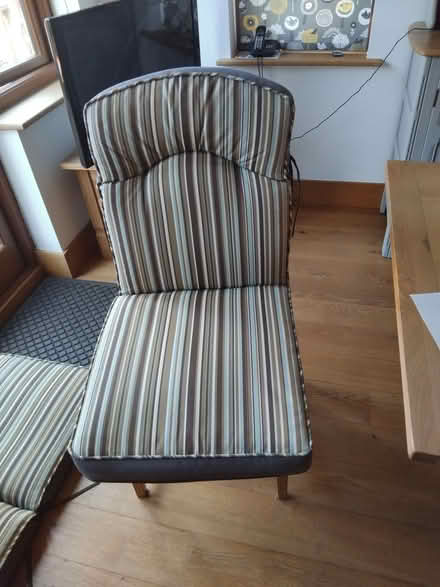 Photo of free 4 garden seat cushions (Bishop's Castle SY9) #1