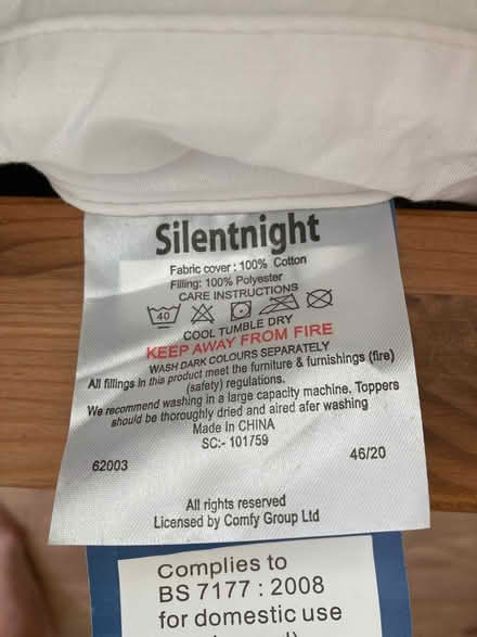 Photo of free Mattress topper for double bed (Sidcup DA14) #2