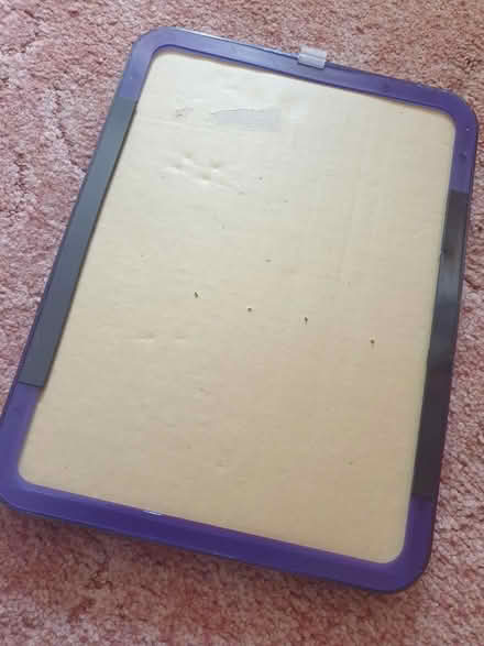 Photo of free new small memo board - cork/white (Garston, WD25) #2