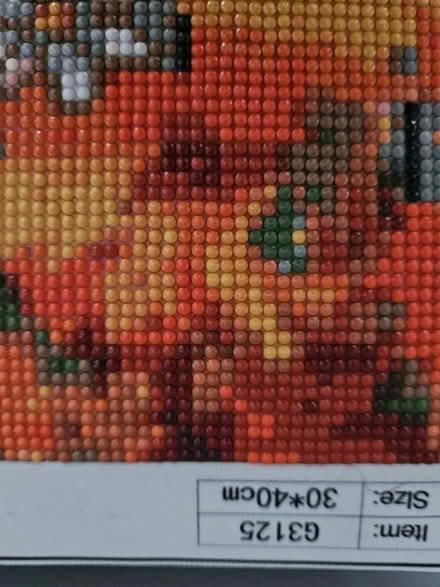 Photo of free Completed diamond art - gnome fall (Redditch B97) #2