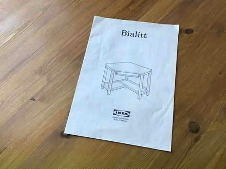 Photo of free IKEA corner desk (Hamsey Green CR6) #4