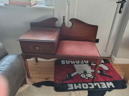 Photo of free Wood hall seat (Chichester PO20) #2