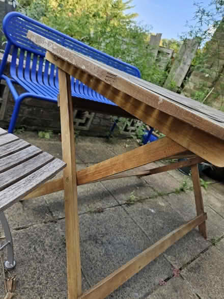 Photo of free Foldable 6 seater garden table (West Norwood SE19) #3