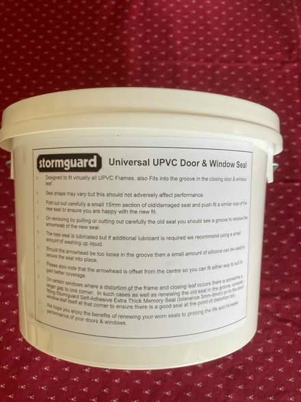 Photo of free UPVC Door & Window Seal (Watchfield SN6) #1