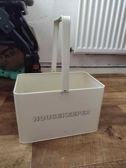 Photo of free Cream metal housekeeper box (Rowner PO13) #1
