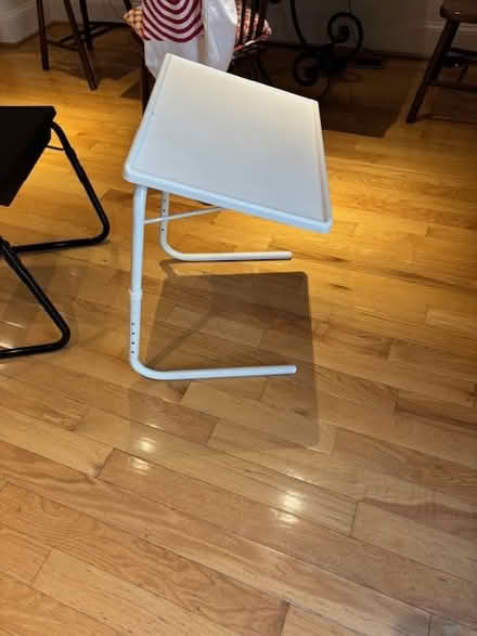 Photo of free White TV tray table (Near Slaters Lane.) #2