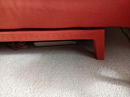 Photo of free Orange sofa bed (Brixham furzeham area TQ5) #2