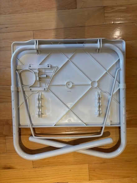 Photo of free White TV tray table (Near Slaters Lane.) #3