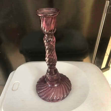 Photo of free Glass candlestick (Westbury BA13) #1