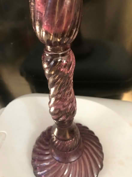Photo of free Glass candlestick (Westbury Wilts BA13) #2