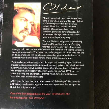 Photo of free George Michael book (Westbury Wilts BA13) #2