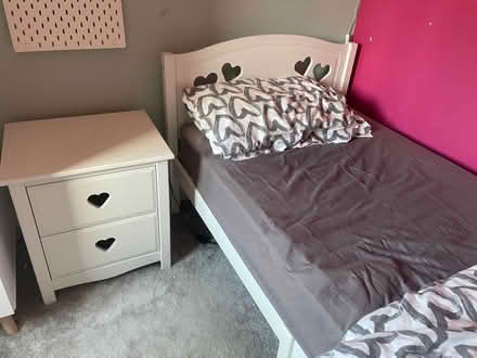 Photo of free Single bed and bedside table (Redbourn AL3) #1