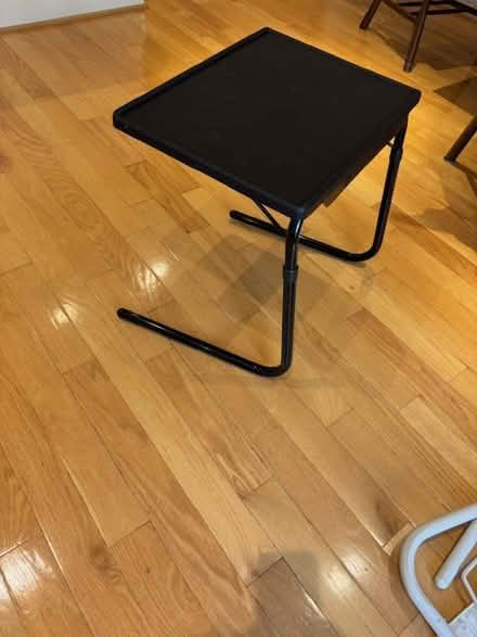 Photo of free Black TV Tray folding table (Near Slaters Lane.) #1