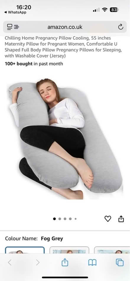Photo of free Whole body pillow for pregnancy (Longsight M13) #3