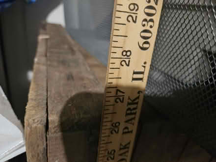 Photo of free Vintage wood crate (60202) #3