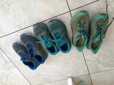 Photo of free Trainers ASICS x2, Hoka x 1 (Bear Flat) #1