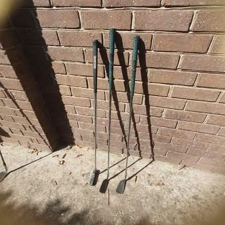 Photo of free Golf clubs 2 putters and an 8 iron (Pangbourne RG8) #1