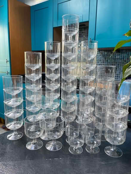Photo of free X56 reusable plastic wine 🍷 beakers (Northaw EN6) #1