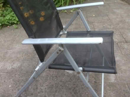 Photo of free Two metal folding garden chairs (Warwick CV34, off Myton Road) #4