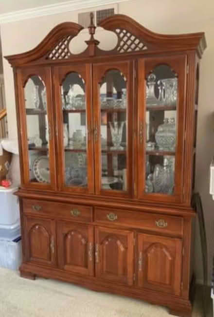 Photo of free Beautiful All wood China cabinet (Menifee near Scott rd /Briggs) #1
