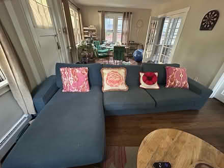 Photo of free Sectional Couch- Used Grey (Boulder, Co near Ideal Market) #2