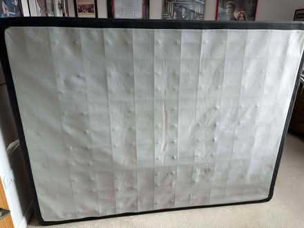 Photo of free King Size Box Headboard, Box Spring and Frame. (Dacorum HP3) #1