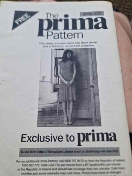 Photo of free Dress pattern (Sainsburys GL52) #1