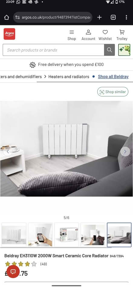 Photo of free Beldray Smart Radiator (W3) #3