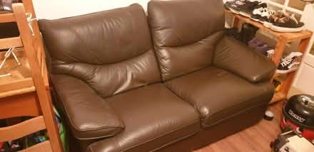 Photo of free Leather lazy sofa (Upper arncott OX25) #1