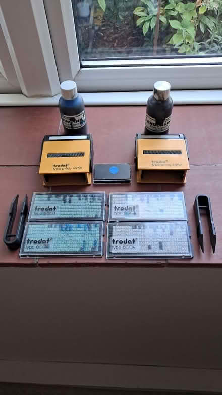 Photo of free Today Typo Printy Rubber Stamp set (GU22 Park Road Woking) #1