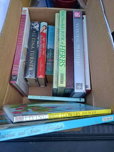 Photo of free 12 various hard back books (Mannings Heath. Horsham) #1