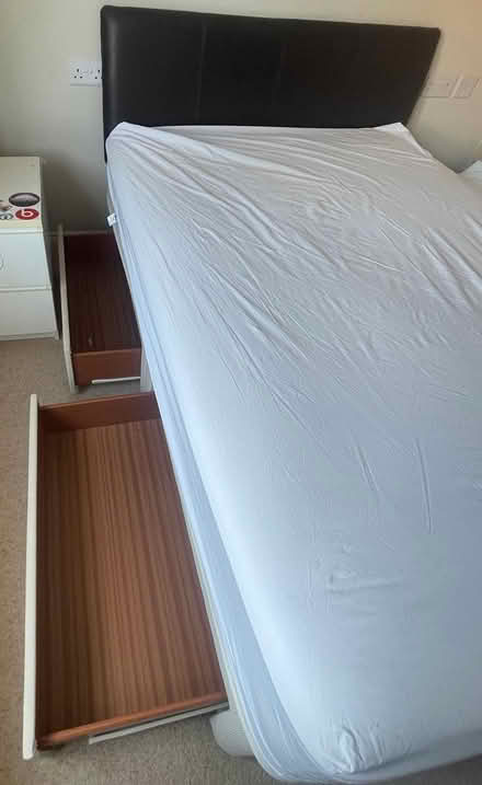 Photo of free Double Bed + Storage drawers (Hampshire GU34) #2