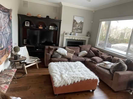 Photo of free brown couch down L shape (carmel valley) #2