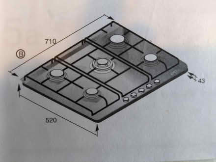 Photo of free Gas hob - fully functioning (Girton CB3) #3