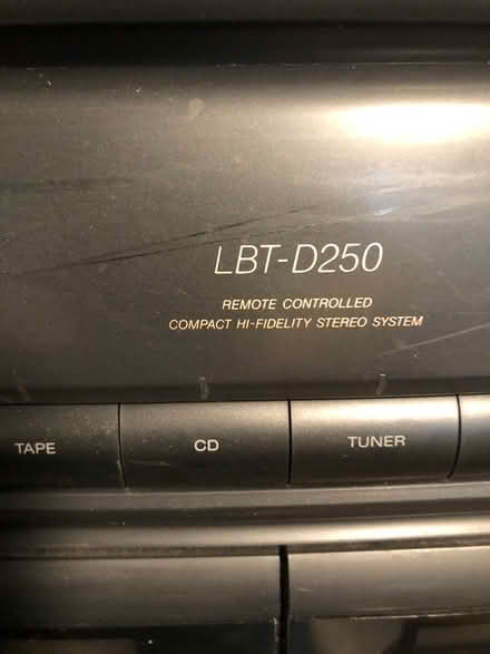 Photo of free sony compact sound system (East Watertown) #2