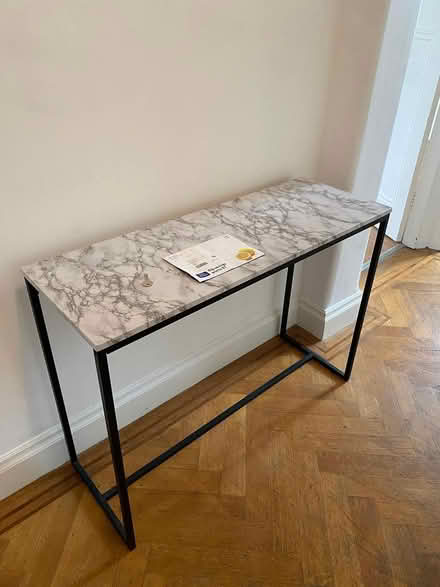 Photo of free Faux marble hallway table (Acton Town, W3) #1