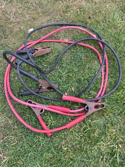 Photo of free 2 car battery jump leads (Leeds) #1