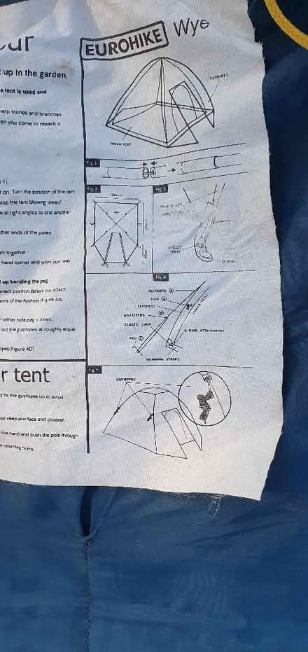 Photo of free Tent. Eurostar 2 man Wye (Catherine-de-Barnes B91) #4