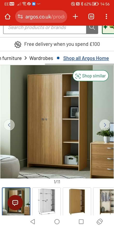 Photo of free Wardrobe seville (Handbridge) #1