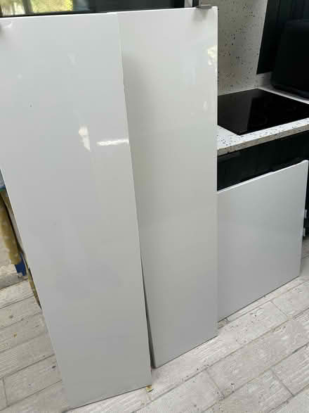 Photo of free Gloss White cupboard doors x3 (Norton LD8) #1