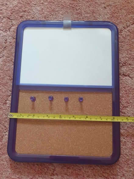 Photo of free new small memo board - cork/white (Garston, WD25) #4
