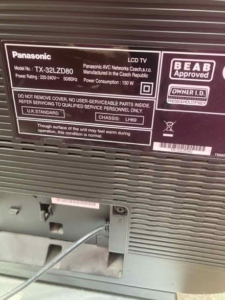 Photo of free Panasonic 32” TV (Swallownest, S26) #2