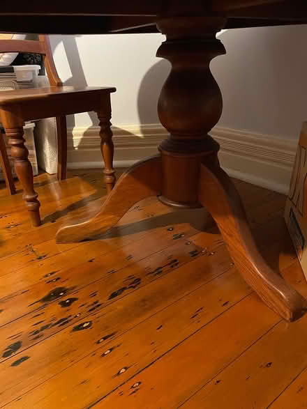 Photo of free Round dining table with six chairs (Cremorne Point) #3