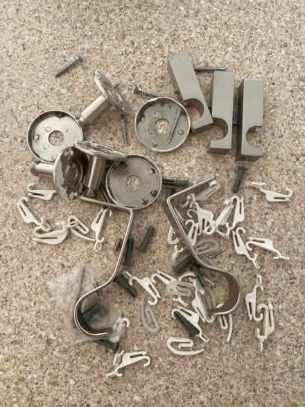 Photo of free Misc curtain pole brackets etc (OX3 Headington) #1