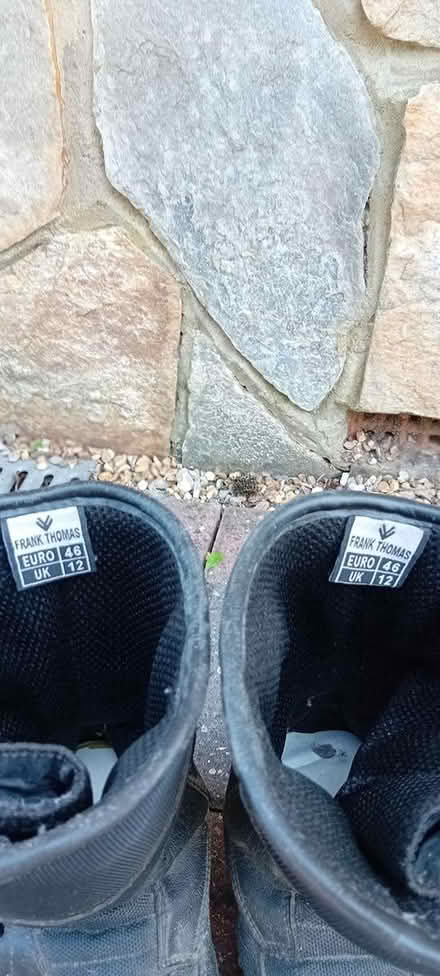 Photo of free Frank Thomas Motorbike Boots (Wokingham, RG41) #3