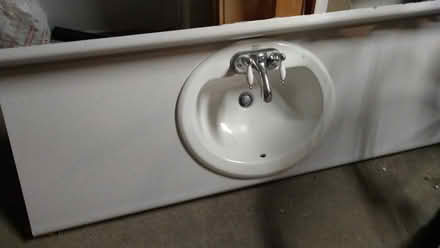 Photo of free Bathroom sink and faucet (Westmount & Columbia, Waterloo) #2
