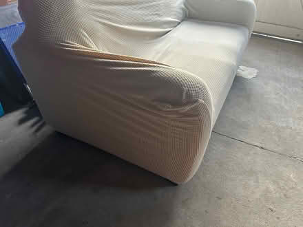 Photo of free 2 seater brown leather sofa (Springfield CM2) #1