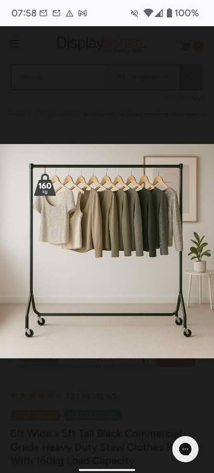 Photo of Clothes rail (Norwich NR3) #1