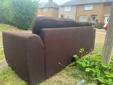 Photo of free Coffee brown Two seater sofa (Becontree RM9) #3